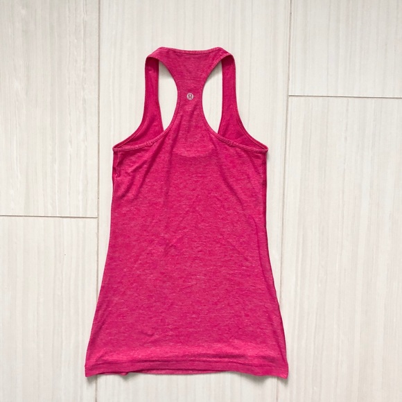 Lululemon hot pink racer back tank - Picture 2 of 2